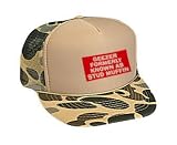 GEEZER FORMERLY KNOWN AS STUD MUFFIN Adult Mesh Back Cap / Hat Brown Camo