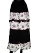 Gift for Ladies -Black With White color Printed Wrap Girls Comfortable Clothing In India Size 38 For Free Shipping