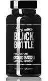 Black Bottle Hair Growth Support Vitamins - Hair Loss Help Supplement DHT Blocker Help - Saw Palmetto - Biotin 10000 MCG - Hair Loss Products for Men Potent 40+Ingredient Restoration + (No Minoxidil)