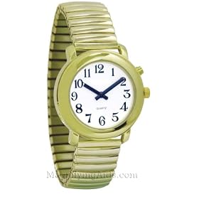 Ladies' White Face Talking Watch