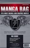 100 Self-Adhesive Resealable Manga Bags