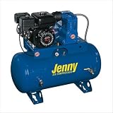 Buy 30 Gallon 5 HP Gas Single Stage Service Vehicle Stationary Air Compressor Air Line... by Jenny Products