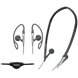 Panasonic RP-HX32 2-way Style Earbud Headphones with In-cord Volume Control