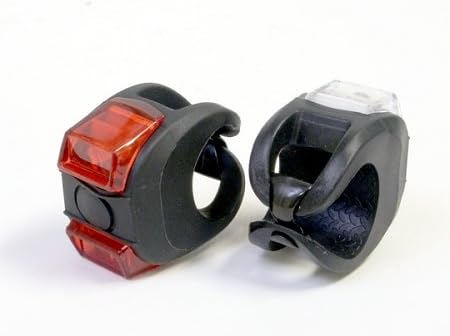 Komodo Cycling 3 Function Bicycle Safety Light, 2 LED Strap-Around - Black