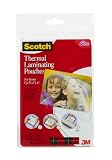 Scotch(TM) Thermal Laminating Pouches, 4.37 Inches x 6.06 Inches, 20 Pouches (TP5900-20)