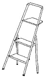 ACE TRADING - APEX LADDERS HT0351 PLATFORM LADDER (PACK OF 2)