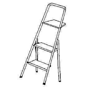 Buy ACE TRADING - APEX LADDERS HT0351 PLATFORM LADDER (PACK OF 2) by Ace now!