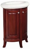 Danze Bathroom Vanity DF012124CH-DB. 16 3/4''(L) x 24''(W) x 30 3/8''(H), Red Oak / Bisquit Countertop