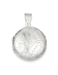 Sterling Silver 21mm Domed Riversible Round Locket. Metal Wt- 4.59g