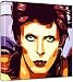 David Bowie - Pop Art Print (Comic Effect) 30 x 30 x 2 cm Medium Square Deep Box Canvas