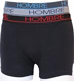 3 er Set Herrenboxer-Retroshorts von Hombre, Baumwolle mit 5% Elasthan, Serie 2