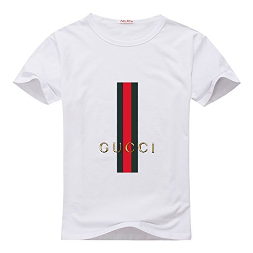Rock Music Best-Cotton Quality Prefer Gucci Men TeeShirts Medium White