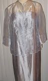 Alex Evenings Womens Iris Long Dress with Jacket