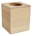 Basswood Boutique Tissue Box - 5.12"X6.12"X5.12"