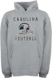 Carolina Panthers Youth Grey Helmet Logo Applique Hooded Sweatshirt