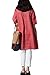 Hole Tide Women's 1/2 Sleeve 3D Floral Cotton and linen Oversized Shift Dress