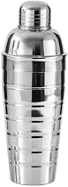 Fackelmann 28270 Cocktail-Shaker, Serie "Ribber", Edelstahl