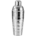 Fackelmann 28270 Cocktail-Shaker, Serie "Ribber", Edelstahl