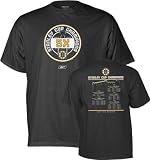 Boston Bruins -Black- 5-Time Stanley Cup Champions T-Shirt
