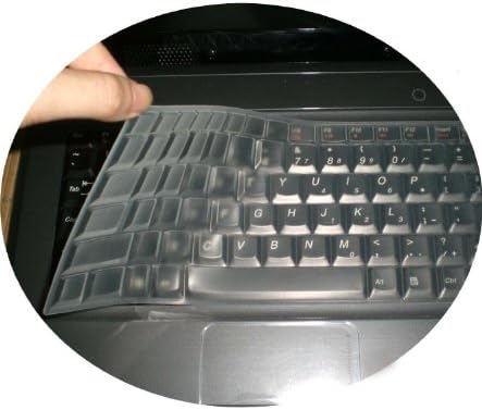 Avigator Clear Ultra Thin Silicone Keyboard Protector Skin Cover for Dell Inspiron 14HR 14HD 7000 Series Such as 14HR-1508 14HR-1608 14HD-1508 Inspiron 14 (7437) - 1 Cleaning Cloth from Avigator