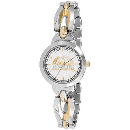 Colorado Rockie Watch : Colorado Rockies Ladies Stainless Steel Elegance Watch