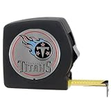 Tennessee Titans NFL 25' Black Tape Measure