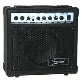 Freedom Amplifier 15 Watt Electric Guitar Amp w/ Overdrive - (Model MS-15G)