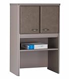 24" Storage Hutch - Series A Pewter Collection - Bush Office Furniture - WC ....