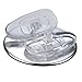 10 Pair D-Shape Screw-on or Click-on Silicone Nose Pads 15 mm (10 PAIR, D SHAPE 15MM SCREW ON)