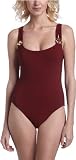 Gottex Women s Mystic Beauty Round Neck Tank One Piece Swimsuit,Maroon,6