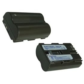 GSI Super Quality Replacement Battery For Select CANON Video Camcorders, Functions Exactly As Original BP-511, 7.4V, Li-ion/1400mAh, Gray