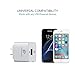 Quick Charge 3.0 USB Charger, POWERocker 18W USB Wall Charger QC3.0 for Galaxy S7/S6 Edge, Note 5/4, Nexus 6, Xperia Z4, HTC One M9, LG V10 and More (With 3.3FT USB Cable)