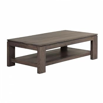 Table basse rectangulaire en acacia grisé RAZA