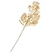 Factory Direct Craft Sparkling Gold Artificial Fern Stems | 4 Fern Stems | For Indoor Decor