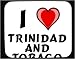 I Love Trinidad and Tobago Decorated Mouse Pad