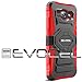 Evocel Galaxy J1 (2015) Case, [New Generation Series] Belt Clip Holster, Kickstand, & Dual Layer for Samsung Galaxy J1 (Model No J100) / J1 (2015 Release), Red (EVO-SAMJ1-XX03)