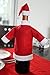 Christmas Santa Suit Hat Wine Bottle Wrap Cover Topper Pouch Bag