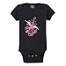 SlickSugar Black Girls' Guitar Bodysuit - 6-12M