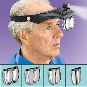 Kitchen: LIGHTED MAGNIFIER VISOR
