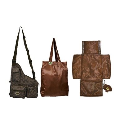 Baby Metro - Cross Shoulder Baby Bag Color: Taupe