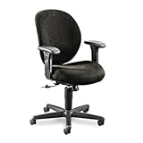 HON Unanimous 24-Hour Task Series Mid-Back Swivel/Tilt Chair (Iron Gray Fab ....