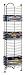 Atlantic Nestable 63712034 38 DVD/BluRay/Games Tower (Gunmetal)