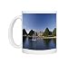 Photo Mugs of Lake, fountain and ornamental trees in Hampton Court Palace grounds, near from Robert Harding