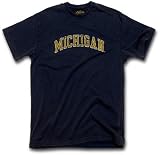 Michigan University Wolverines Classic Logo T-Shirt By Red Jacket