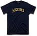 Michigan University Wolverines Classic Logo T-Shirt By Red Jacket