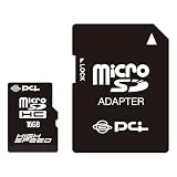 PLANEX ハイスピード microSDHCカード16GB (SDHCアダプタ&トリスター携帯万能Lite/抹消プロダウンロード付) PLMicroSDHC16