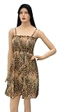 Animal Skin Printed Party Wear Halter Tube Dress Xmas Christmas Gift