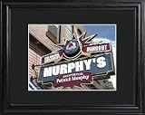 Colorado Avalanche Personalized Pub Print with Wood Frame