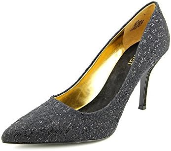 Nine West Women's Flax Dress Pump,Black Lace,7 M US