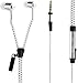 Destorm Zipper Earphones with Mic White RS.199.00